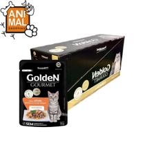 Golden Gourmet Gatos Adultos Atum 70g - Kit Caixa 20 Sachês