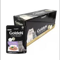 Golden Gourmet Sachê para Gatos Filhote Sabor Frango Caixa com 20 Unidades de 70 Gramas
