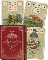 Golden Lenormand Oracle Deck Oráculo Cigano Dourado de Lenormand Baralho de Cartas de Tarô