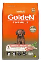 Golden Ração Fórmula Mini Bits Para Cães Filhotes De Porte Pequeno Sabor Frango E Arroz 3 Kg