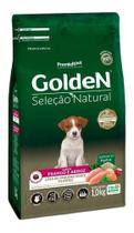 GoldeN Seleção Natural Cães Filhotes Porte Pequeno Frango & Arroz 1 kg