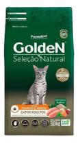 GoldeN Seleção Natural Gatos Adultos Frango e Arroz 3 kg - PREMIER