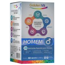 GOLDEN VIT HOMEM 60 CÁPSULAS - Suplemento Vitamínico para Homens