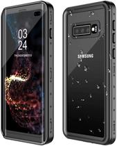GOLDJU Samsung Galaxy S10 Plus Caixa Impermeável, S10 Plus Case Construído em Protetor de Tela 360 Corpo Completo Proteção À Prova de Sujeira IMPERMEável IP68 Caso à prova d'água para Samsung S10 Plus 6.4