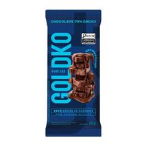 Goldko Chocolate Zero Açúcar 70% Diet 20g Cacau