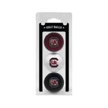 Golf Ball Team Golf NCAA South Carolina Gamecocks, pacote com 3 Golf Ball Team Golf NCAA South Carolina Gamecocks, pacote com 3