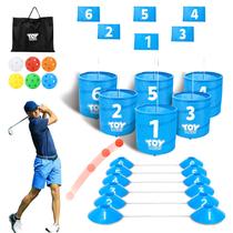 Golf Bucket Game TOY Life Jogo de prática de golfe para todas as idades Golf Bucket Game TOY Life Jogo de prática de golfe para todas as idades