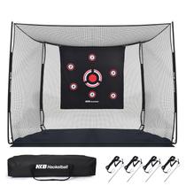 Golf Hitting Cage Hakelball com tecido Target 10x8x6 pés Golf Hitting Cage Hakelball com tecido Target 10x8x6 pés