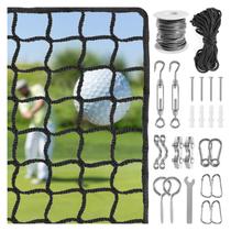 Golf Net NQB Golf Practice Net 3x5m com kit de suspensão e corda de nylon