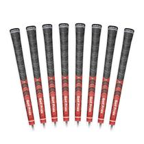 Golf Pride MCC Hybrid Golf Club Grips, tamanho médio, vermelho, pacote com 8