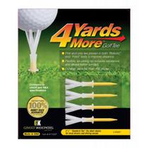 Golf Tees ProActive - 4 Jardas a Mais - Pacote com 4 Unidades (Amarelas)