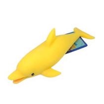 Golfinho amarelo - Animais Marinhos Estica Divertidos - DM Toys