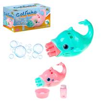 Golfinho Bolhudo Máquina Elétrica Brinquedo Lança Bolhas brinquedo de fazer bolhinhas de sabão Golfinho Bolhudo Máquina Elétrica Brinquedo Lança Bolhas brinquedo de fazer bolhinhas de sabão