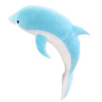 Golfinho de Pelúcia Azul Grande 95cm Plush Antialérgico - Sunn Toys