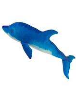 Golfinho de Pelúcia Realista Azul 53 cm Antialérgico - RP