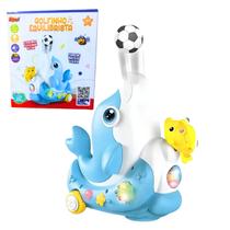 Golfinho Equilibrista Brinquedo Infantil Com Bolinhas Coordenação Motora - Zoop