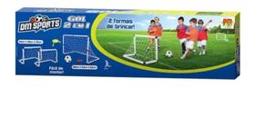 Golzinho Bola Futebol Infantil para criança 2 em 1 Dm - Dm TOys