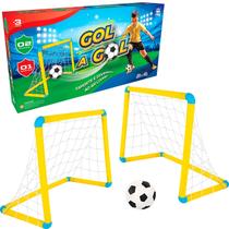 Golzinho Trave Futebol Brinquedo Menino Kit Com Bola Gol A Gol - Nig Brinquedos