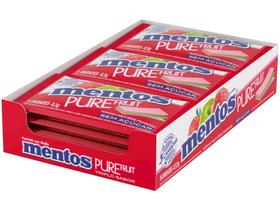 Goma de Mascar Mentos Pure Fruit 3 Camadas - Fruit sem Açúcar Display com 15 Unidades de 8,5g