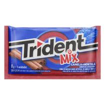Goma de Mascar Mix Canela e Hortelã Trident 8g Zero Açúcar Goma de Mascar Mix Canela e Hortelã Trident 8g Zero Açúcar