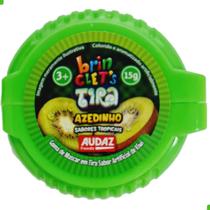 Goma de Mascar Tira Azedinho Sabores Tropicais Brinclets