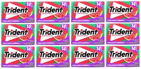 Goma de mascar Trident Melancia emb econ display com 12 uni de 25,2g - Mondelez