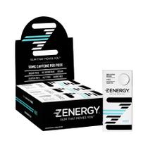 Goma Energy ZENERGY com sabor de menta, 50 mg de cafeína, pacote com 12