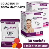Goma Fixa Derme Q10 Colageno Hidrolisado Verisol Mastigável - kit c/2 - Canonne