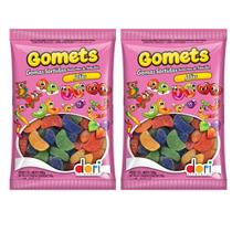 Goma Gomets Gomos de Frutas Sortidas Kit 2 Pacotes 700g cada Goma Gomets Gomos de Frutas Sortidas Kit 2 Pacotes 700g cada