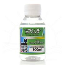 Goma Laca Incolor Gato Preto - 100ml