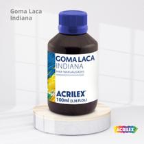 Goma laca indiana - pet/100ml sem cor Goma laca indiana - pet/100ml sem cor