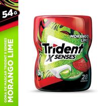 Goma Mascar Morango Lime Trident X Senses 28 Unidades 54g