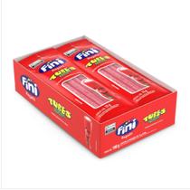 Goma Tubes Morango Ácido 15g - Fini 12 Unidades