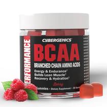 Gomas BCAA Cybergenics sabor frutas vermelhas, 60 unidades