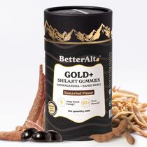 Gomas Better Alt GOLD+ Shilajit com Ashwagandha 60 quilates