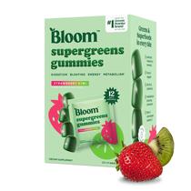 Gomas Bloom Nutrition Super Greens com Fibra Sabor Morango Kiwi Gomas Bloom Nutrition Super Greens com Fibra Sabor Morango Kiwi