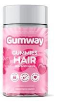 Gomas Bounty Gumway Cabelo Pele E Unha Framboesa 30 Gummies