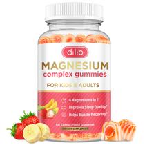 Gomas com complexo de magnésio dilib 60 banana vegana e morango