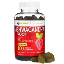 Gomas de Ashwagandha Herbatech 1.500 mg (100 gomas) veganas