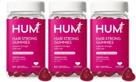 Gomas de cabelo HUM Hair Strong com biotina para queda de cabelo 180 ct