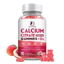 Gomas de Citrato de Cálcio LUCNVEM 1200mg com Vitamina D3 - 30 Dias