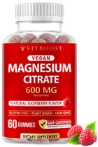 Gomas de Citrato de Magnésio VITBOOST 600mg 60 Unidades Veganas Gomas de Citrato de Magnésio VITBOOST 600mg 60 Unidades Veganas