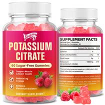 Gomas de Citrato de Potássio Saajoor 1000 mg 60 unidades Gomas de Citrato de Potássio Saajoor 1000 mg 60 unidades