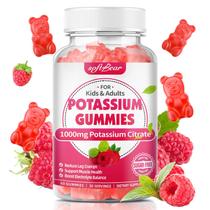 Gomas de citrato de potássio softbear 1000 mg sabor framboesa