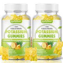 Gomas de cloreto de potássio softbear 1200 mg sabor abacaxi
