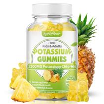 Gomas de cloreto de potássio softbear 1200 mg sabor abacaxi