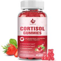 Gomas de cortisol JIANKYTZ para mulheres com 60 gomas de Ashwagandha Gomas de cortisol JIANKYTZ para mulheres com 60 gomas de Ashwagandha