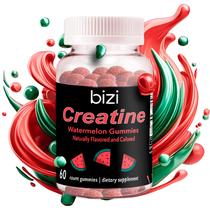 Gomas de Creatina Bizi Sabor Melancia - 1000mg - 60 Unidades - Veganas