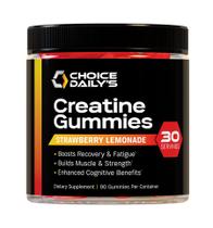 Gomas de Creatina CHOICE DAILYS 90 Veganas Sabor Limonada de Fresa Gomas de Creatina CHOICE DAILYS 90 Veganas Sabor Limonada de Fresa