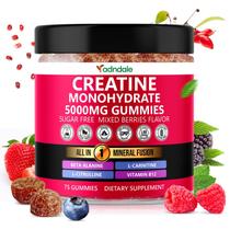 Gomas de creatina monohidratada Adndale 5000 mg com B12 75 Vegan Gomas de creatina monohidratada Adndale 5000 mg com B12 75 Vegan